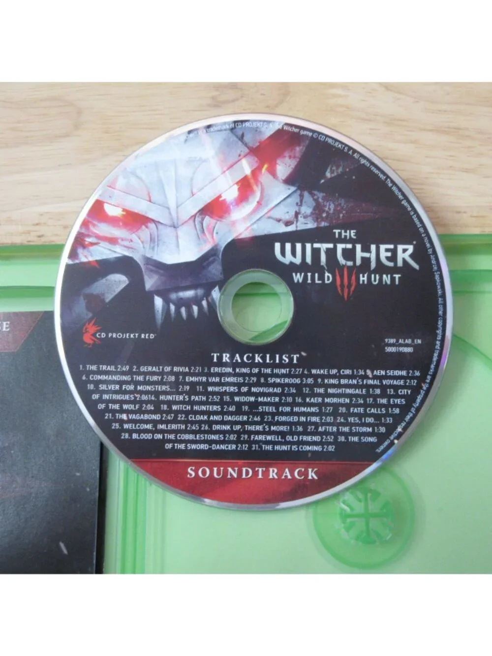 The Witcher 3: Wild Hunt - Microsoft Xbox One With Manual & Soundtrack